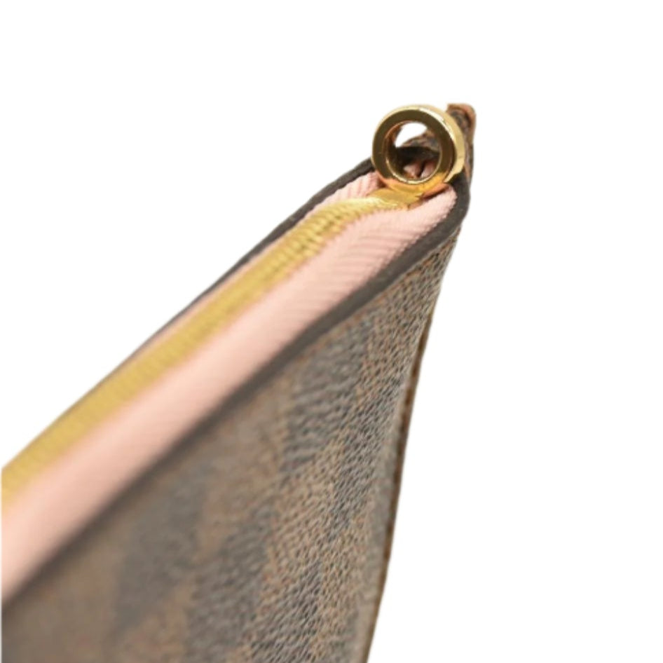 Louis Vuitton Damier Ebene Neo Neverfull MM Rose Ballerine AR41