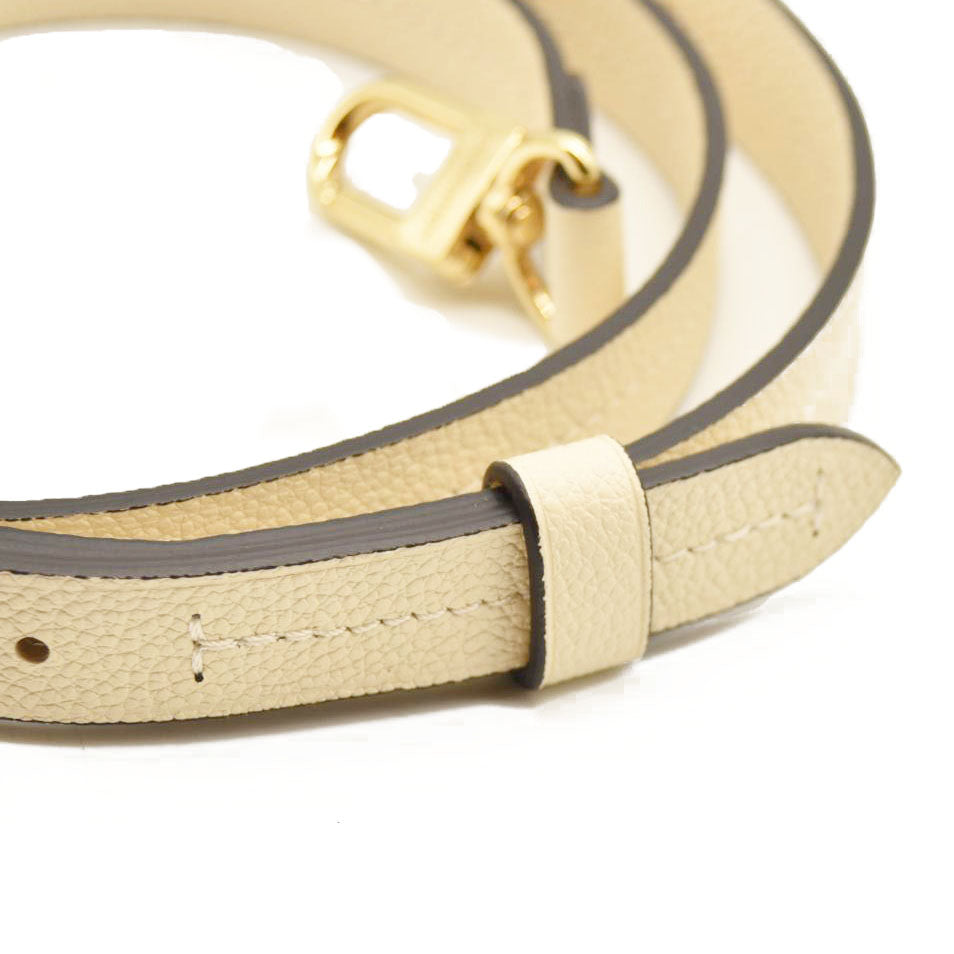 LOUIS VUITTON Trianon PM Monogram Emprreinte Handbag Creme