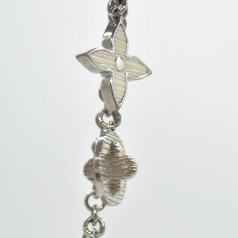 $655 Louis Vuitton Fleur d'Epi Bag Charm Chain