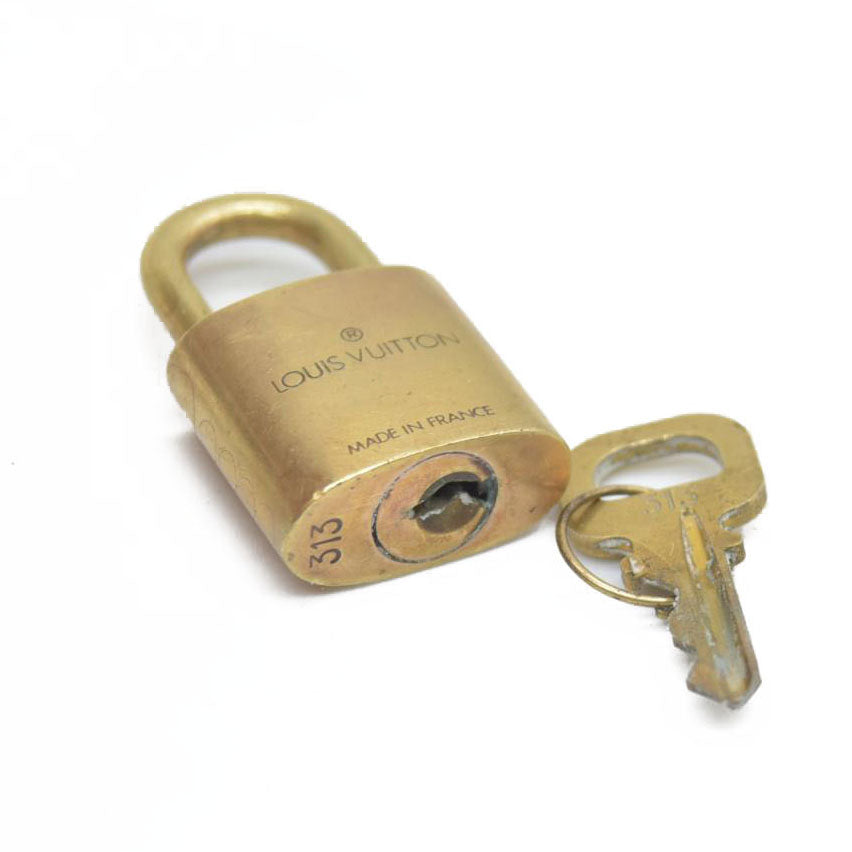 AUCTION Louis Vuitton Gold Lock and Key #313