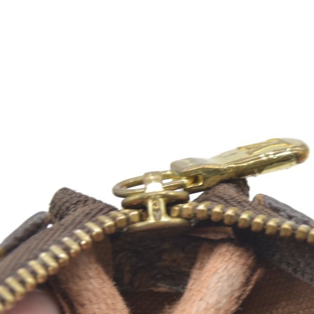 $810 Louis Vuitton Monogram Mini Pochette Accessories Pouch FL0055 2005