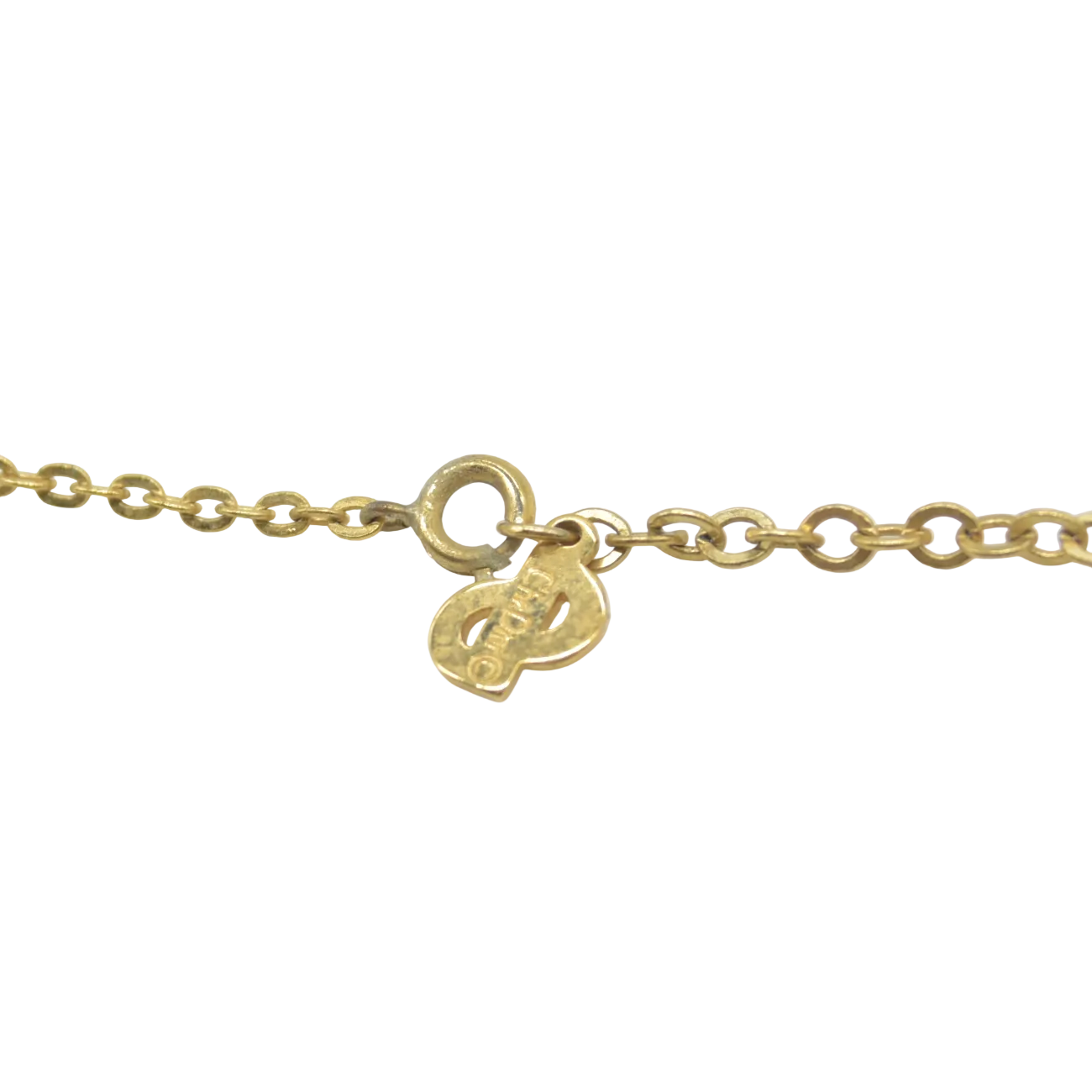 $410 Dior Vintage Logo Dior Pendant Necklace