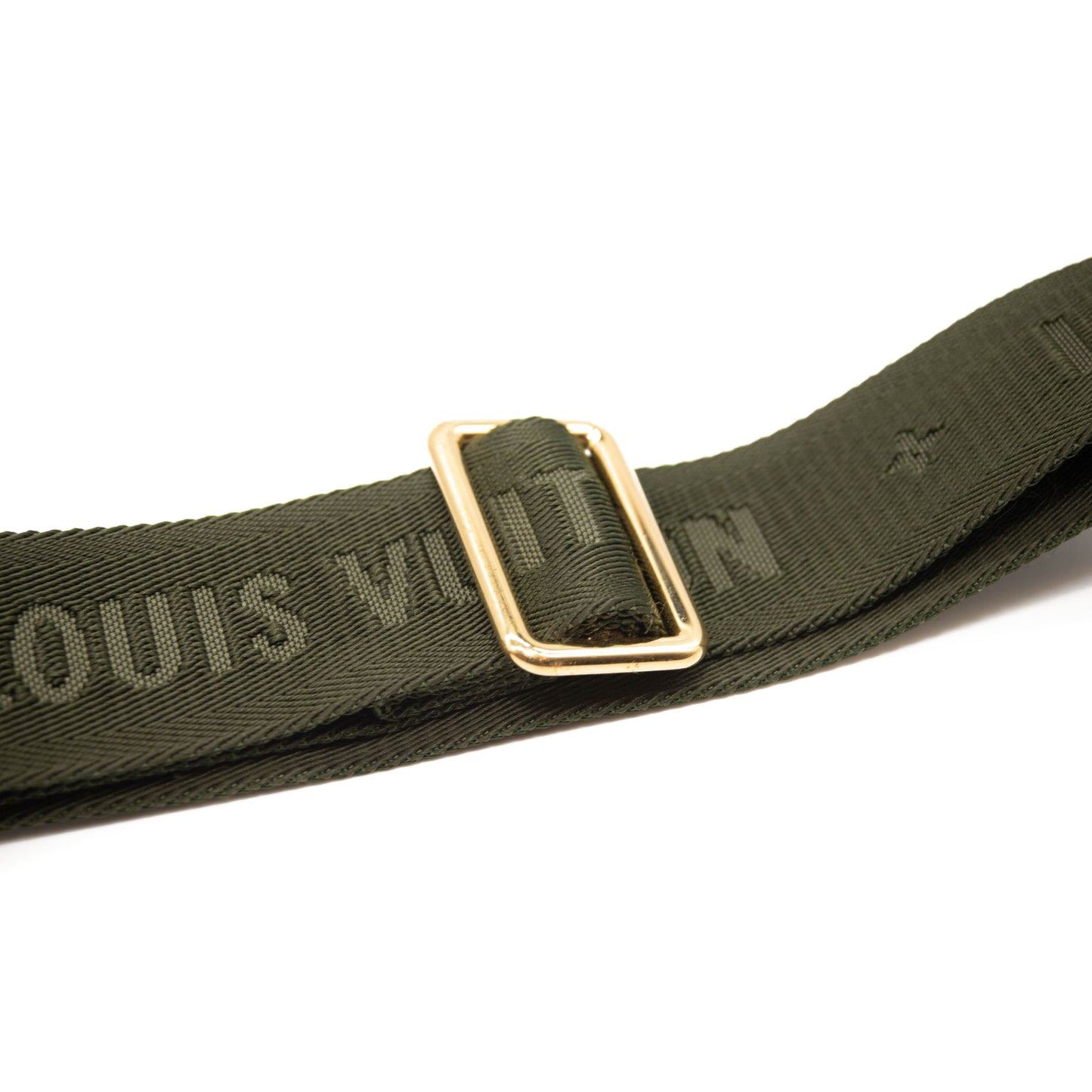 LOUIS VUITTON Monogram New Wave Multi Pochette Accessories Shoulder Strap Khaki
