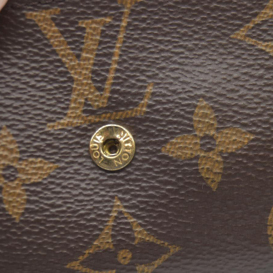 LOUIS VUITTON Monogram Zoe Wallet Rose Ballerine MI5220