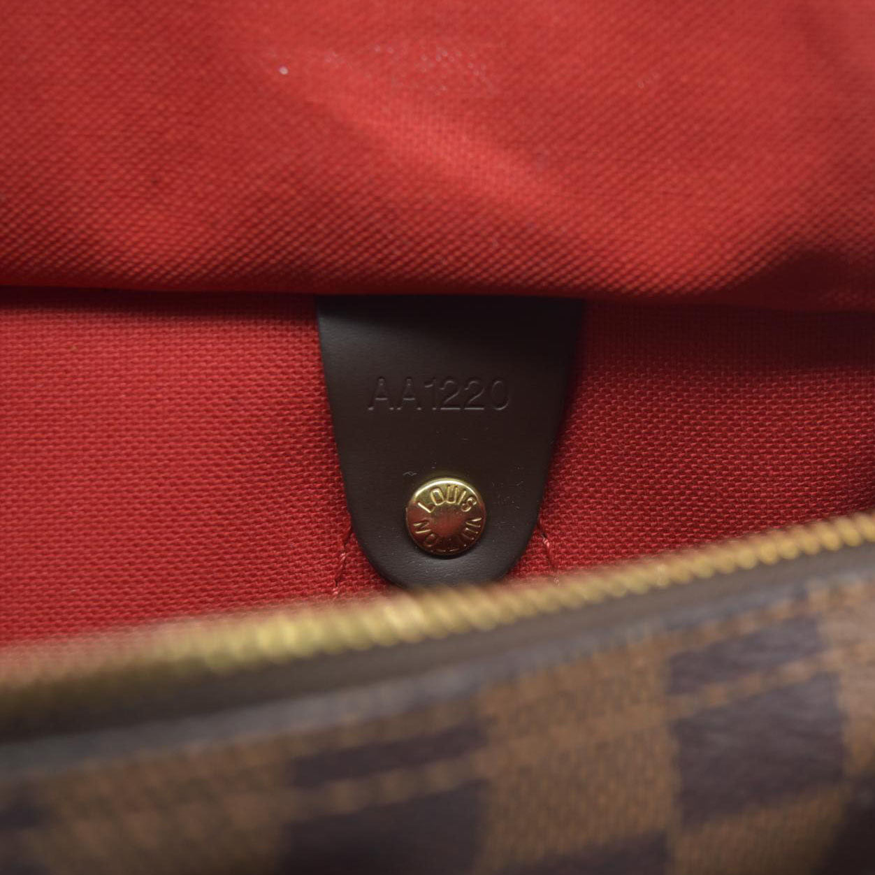 $1630 Louis Vuitton Damier Ebene Speedy 30 AA1220