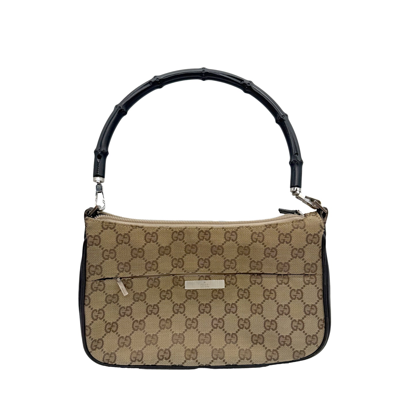 CONSIGNMENT Gucci GG Canvas Top Handle Bag Vintage