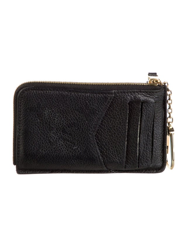 $815 RFID Louis Vuitton Monogram Empreinte Card Holder Recto Verso
