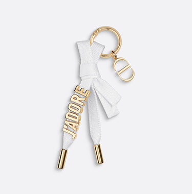 NEW Christian Dior J'adore White and Gold Key Ring Exclusive GWP