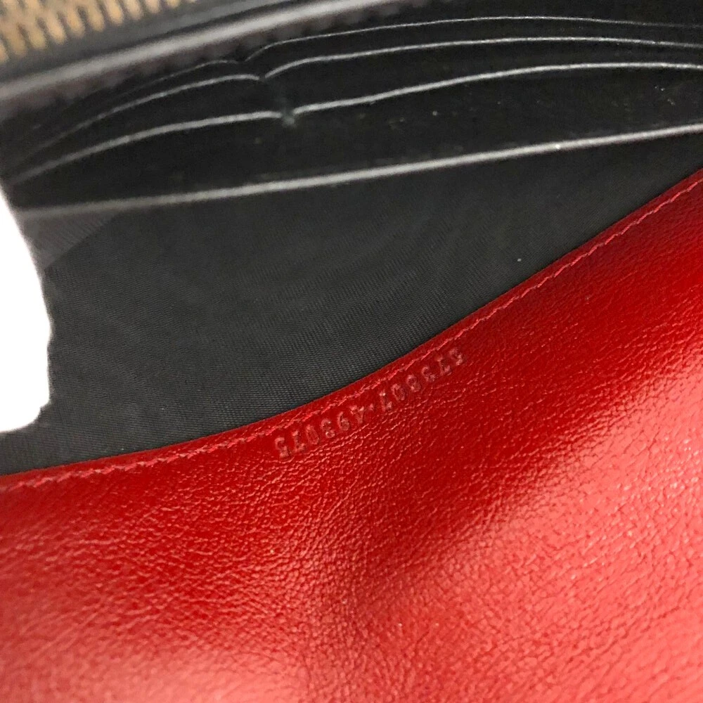 $2100 GUCCI GG Marmont Quilted Leather Chain Shoulder Bag Black