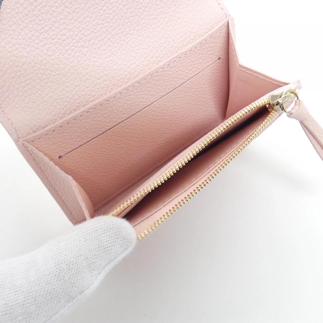 $535 RFID Louis Vuitton Empreinte Rosalie Coin Purse Light Pink
