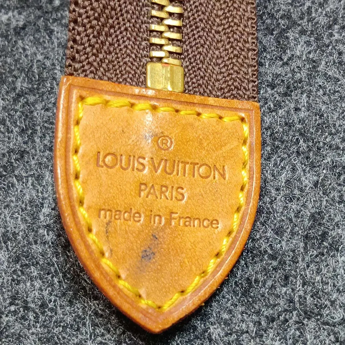 Louis Vuitton Monogram Pochette Toilette 19 M47544 Brown Pouch