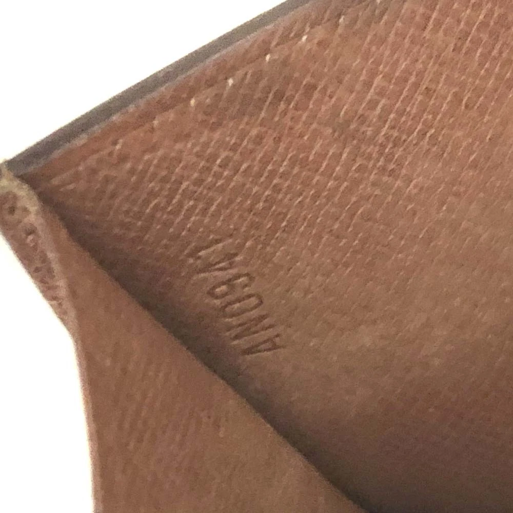 $725 1991 Louis Vuitton Monogram Portefeiulle Sarah Long Bifold Wallet Brown AN0941