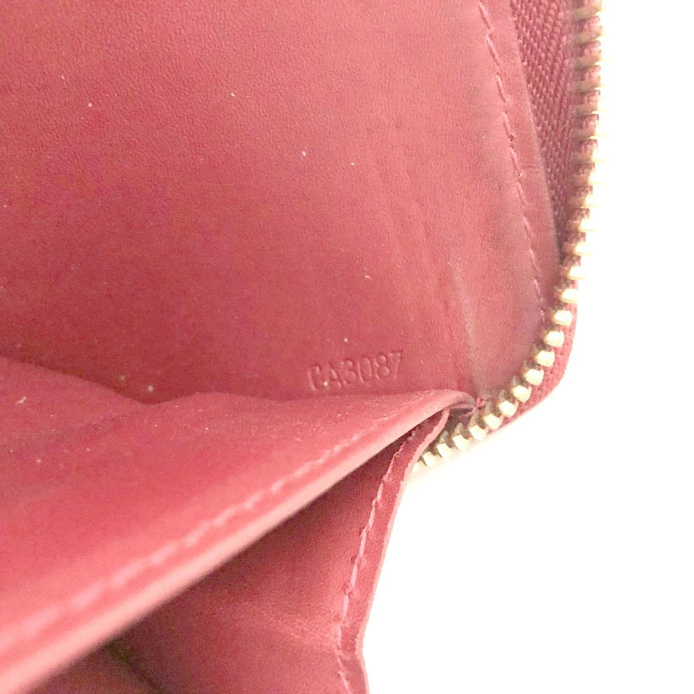 $970 Louis Vuitton Monogram Vernis Zippy Zip Around Long Wallet CA3087