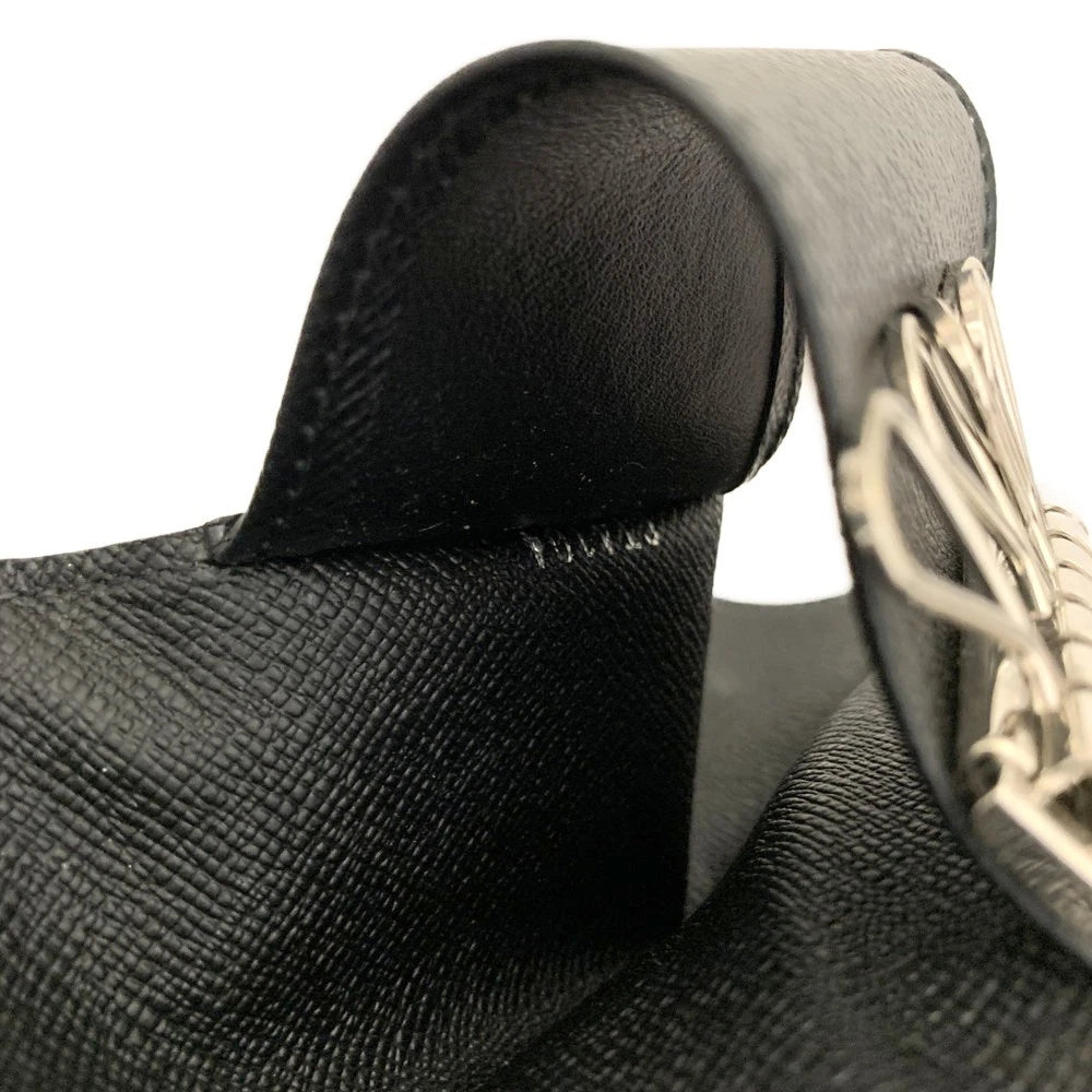 Louis Vuitton Damier Graphite Multicles 6 Ring Key Case Black CT4104