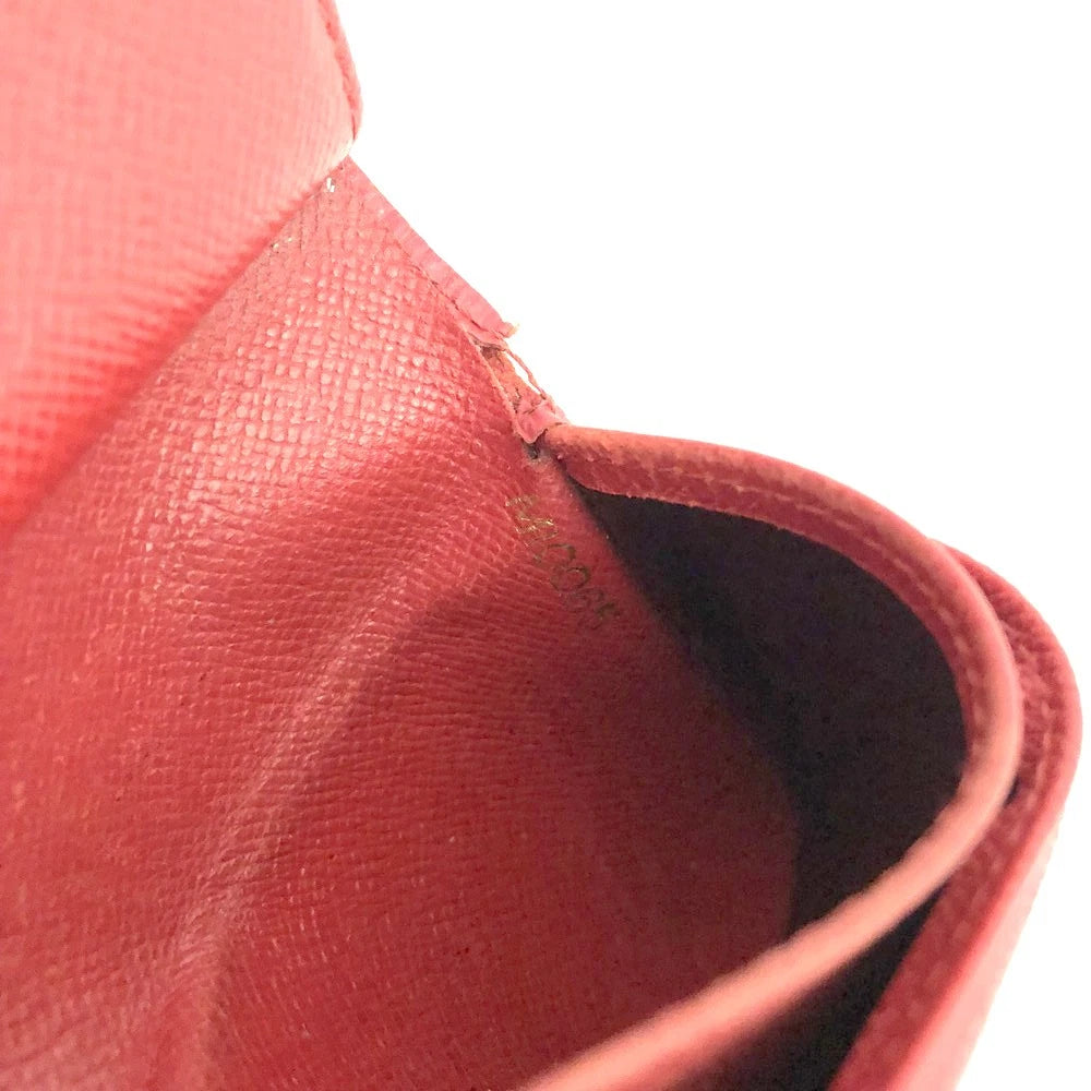 $950 2005 Louis Vuitton Epi French Kisslock Wallet Porte Monnaie Billets Viennois MI0065