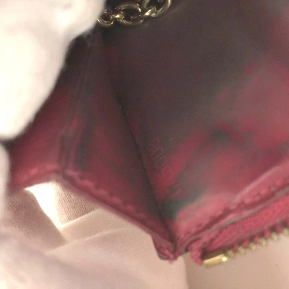 Louis Vuitton Monogram Vernis Pochette Cles NM Wallet Coin Purse CA5008