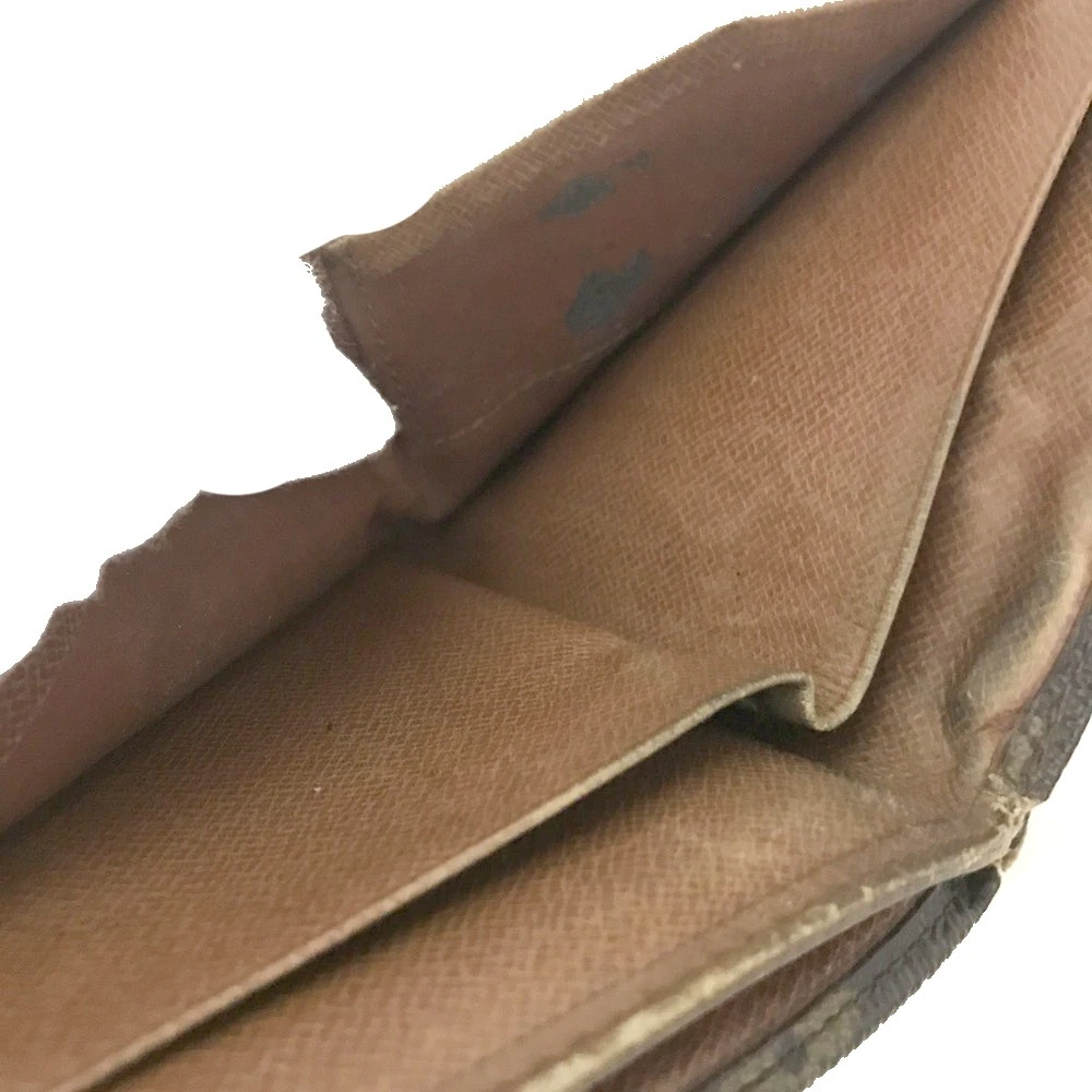 $650 Louis Vuitton Monogram Portefeiulle Elise Trifold Wallet 823