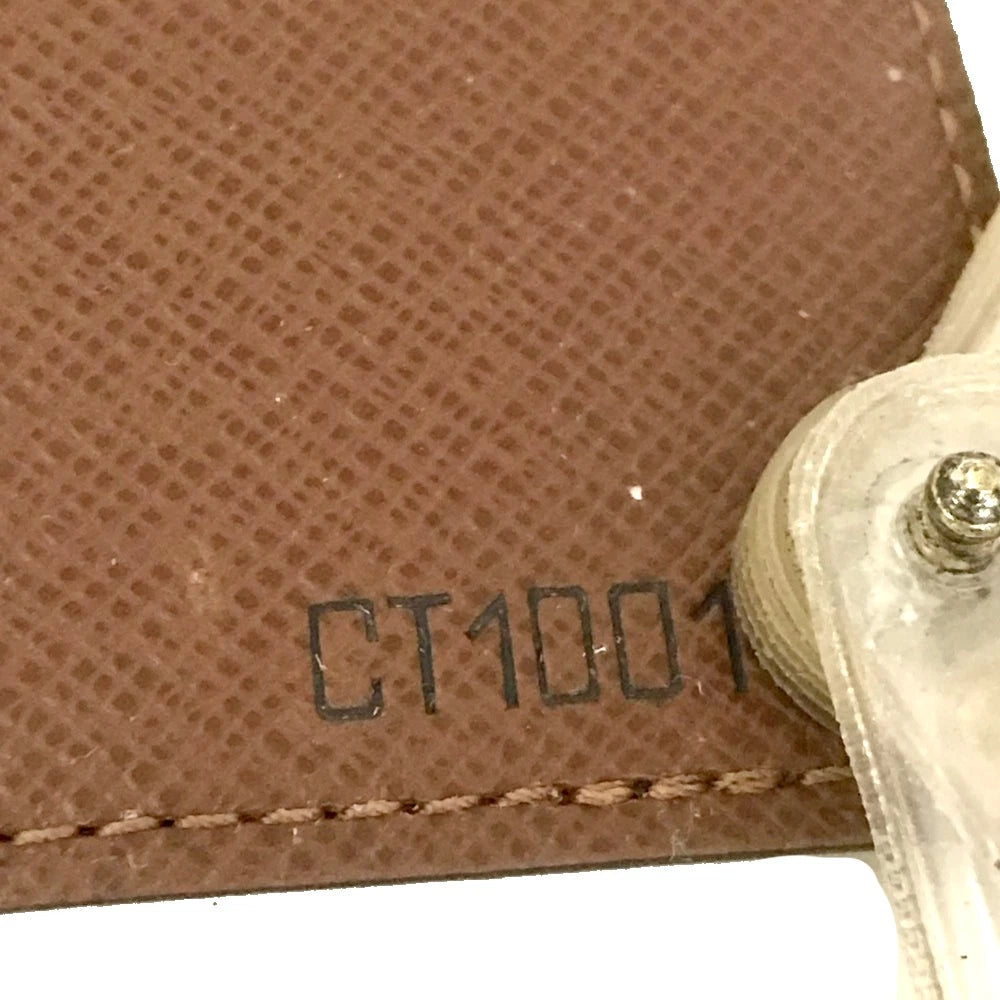$425 2001 Louis Vuitton Monogram Porte Cartes Credit Pression Card Case CT1001