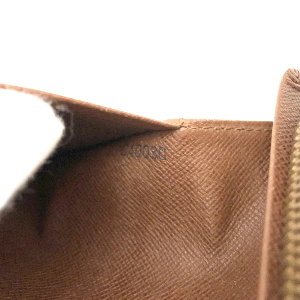 $560 2000 Louis Vuitton Monogram Porte Monnaie Billets Trésor Wallet CA0030