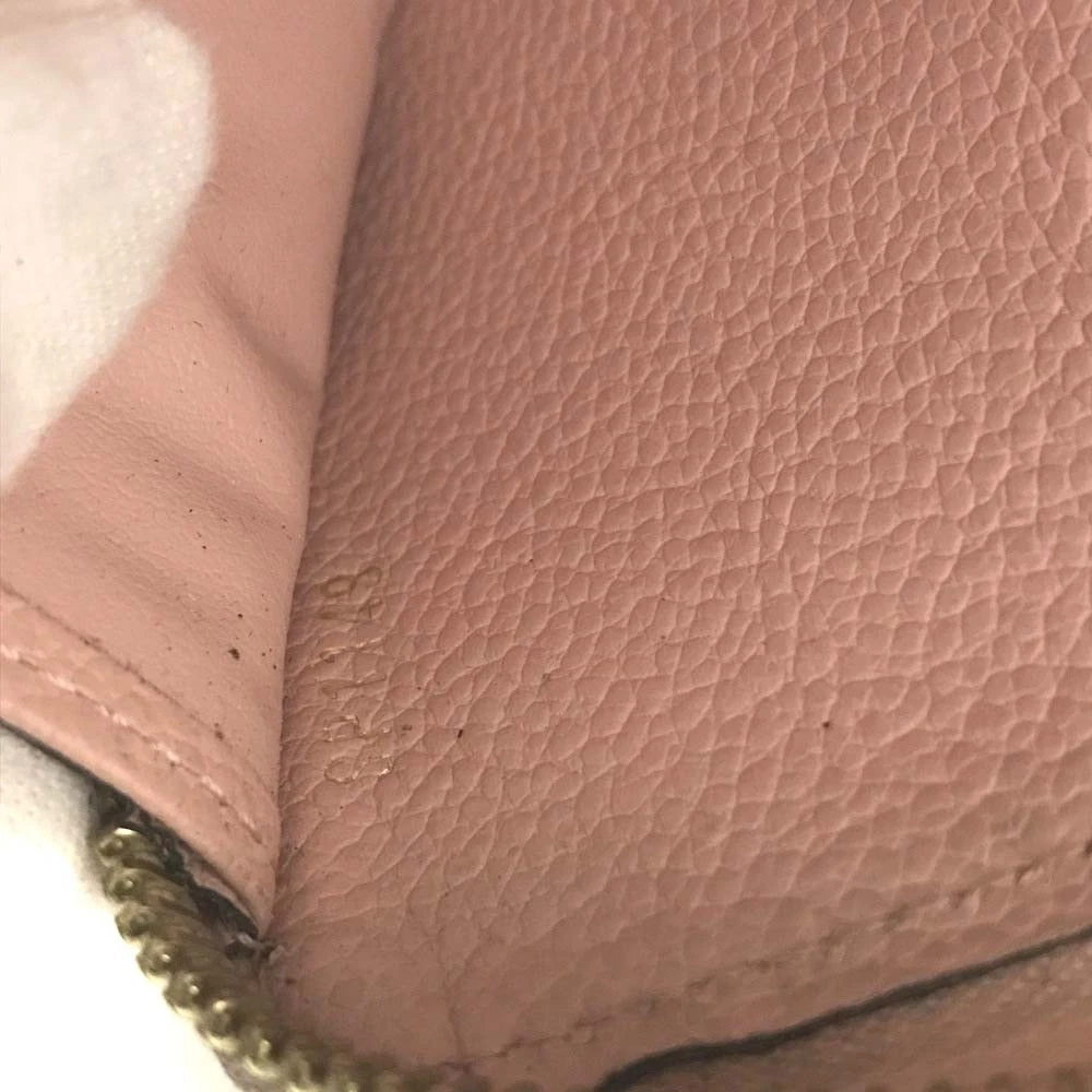 $1140 2019 Louis Vuitton Monogram Empreinte Leather Zippy Zip Around Wallet SP1149