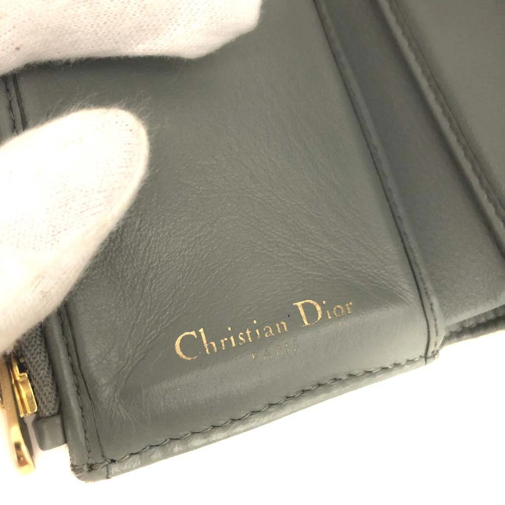 Christian Dior Saddle Oblique Trotter Canvas Trifold Wallet/3CH1160