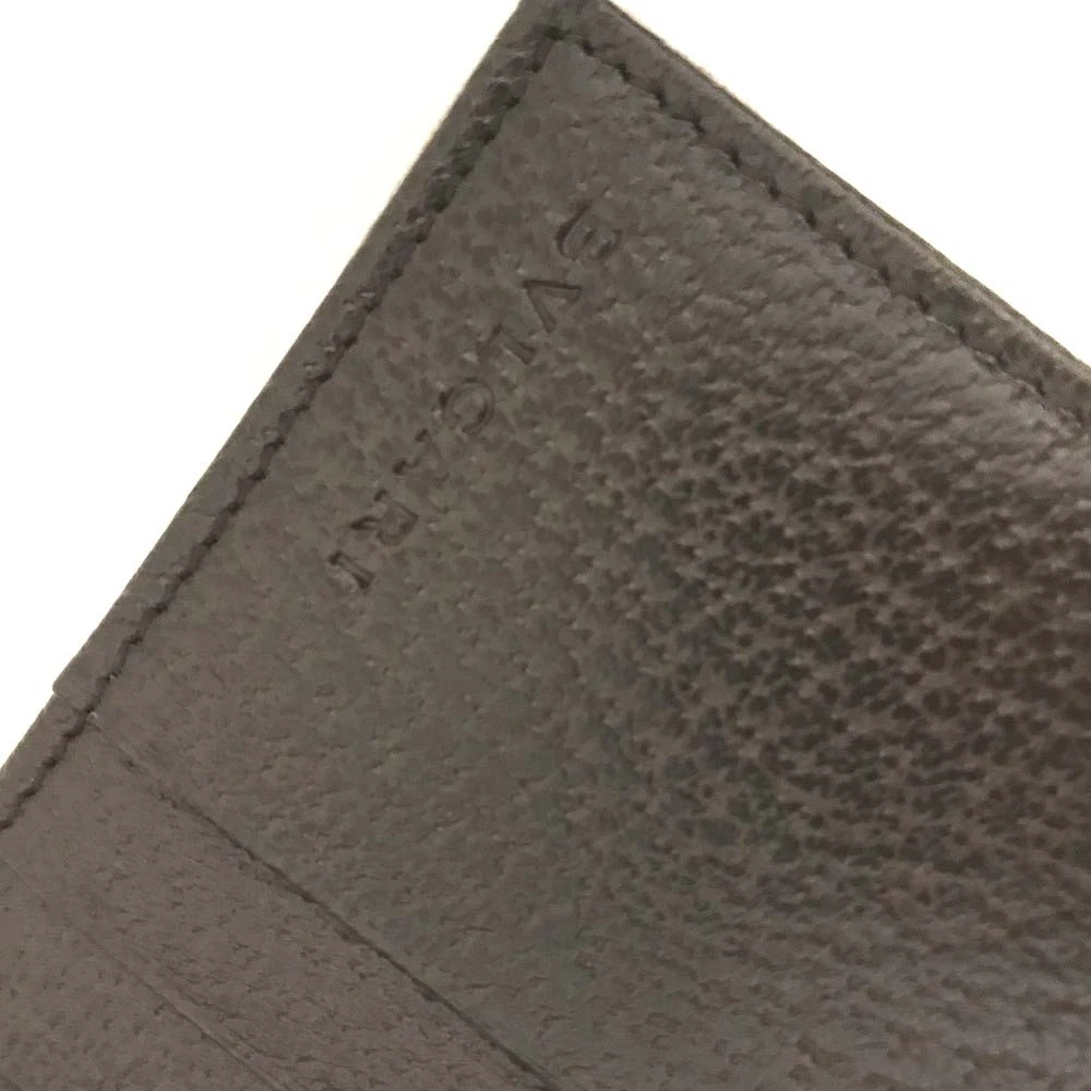 BVLGARI Logo Mania Canvas Bifold Wallet Beige