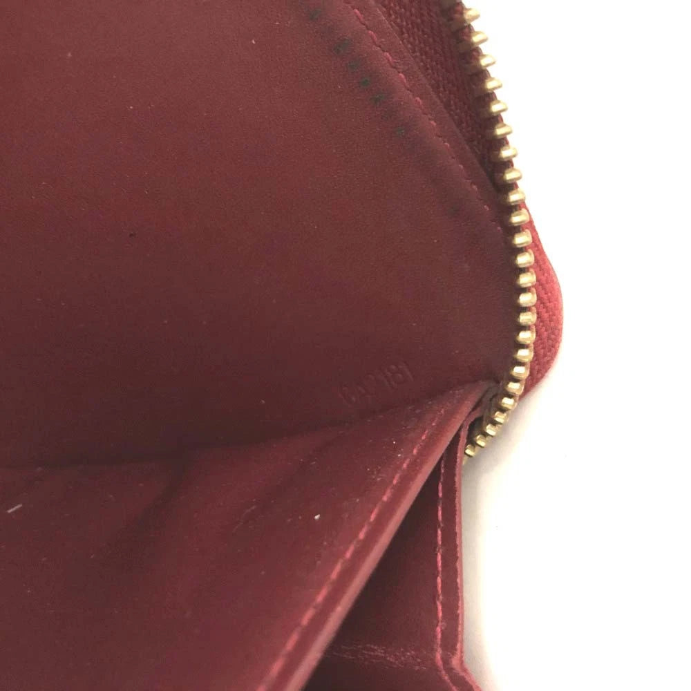 $1050 2011 Louis Vuitton Monogram Vernis Zippy Zip Around Long Wallet CA2181