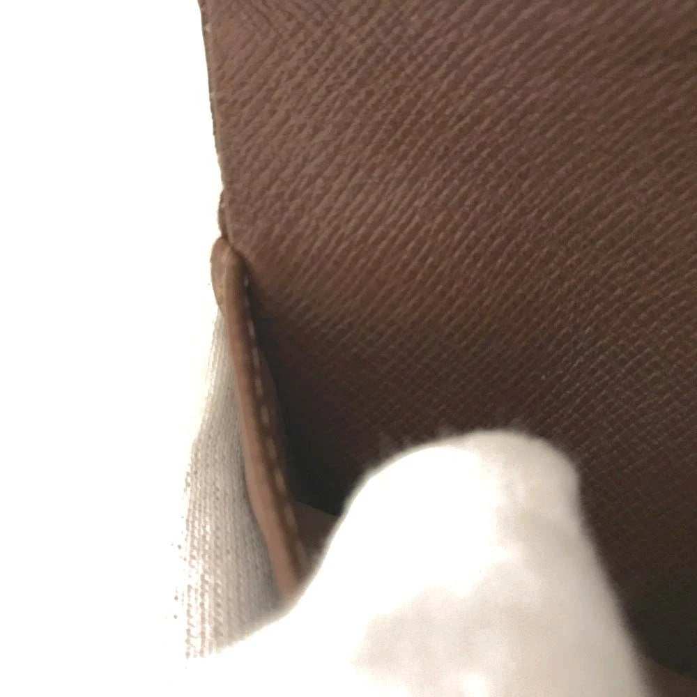 Louis Vuitton Monogram Porte Tresor SP0091Etui Papiers Trifold Wallet Brown