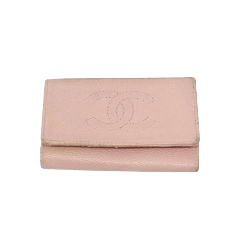 Chanel Timeless 6 Key Ring Holder Pink