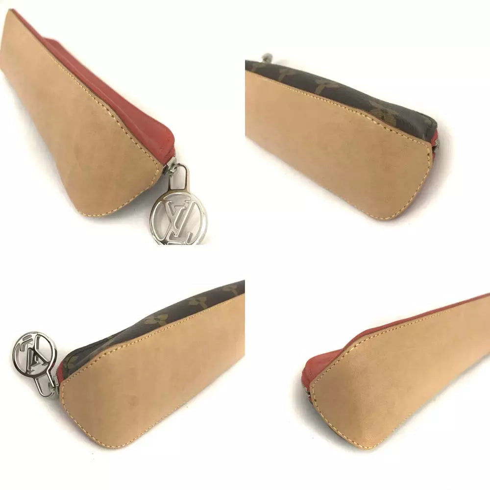 Louis Vuitton Monogram Elizabeth Pencil Pouch Red