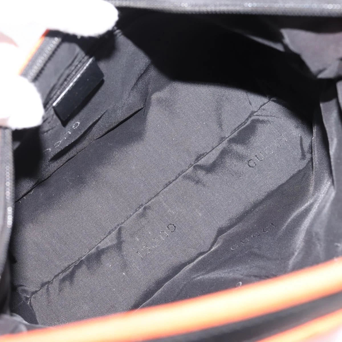 $850 Gucci Orange Nylon Top Handle
