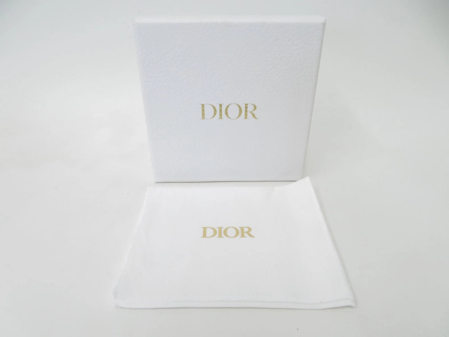 Christian DIOR Cannage Patent Leather Trifold Compact Wallet