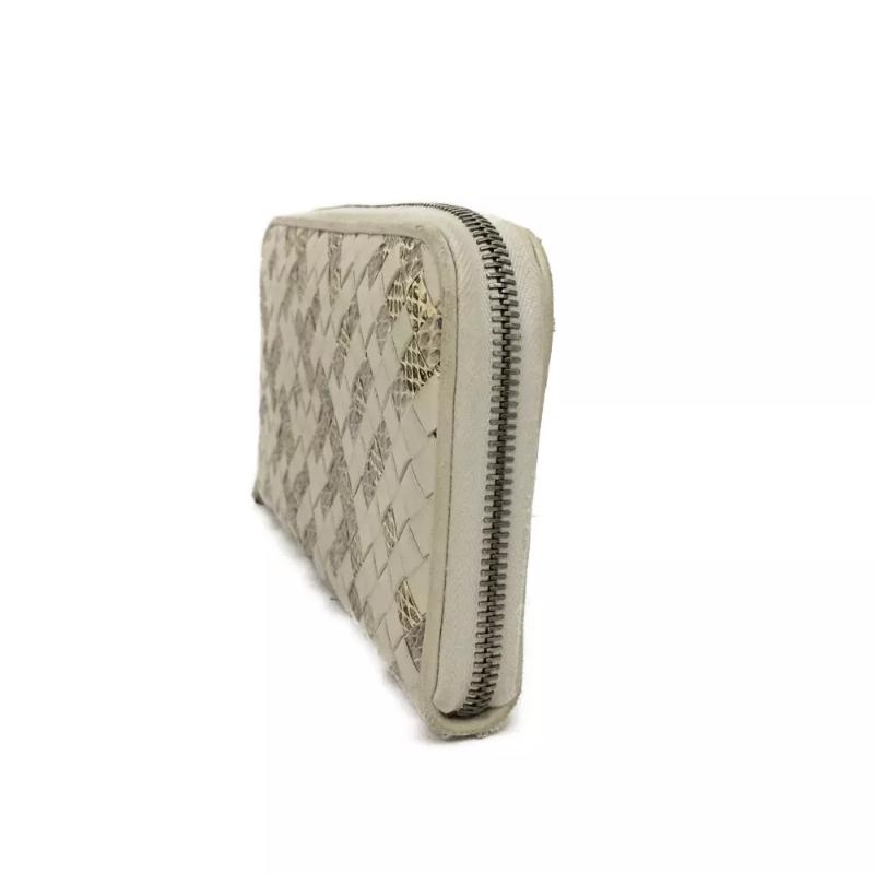 Bottega Veneta Nappa Intrecciato Ayers Zip Around Wallet