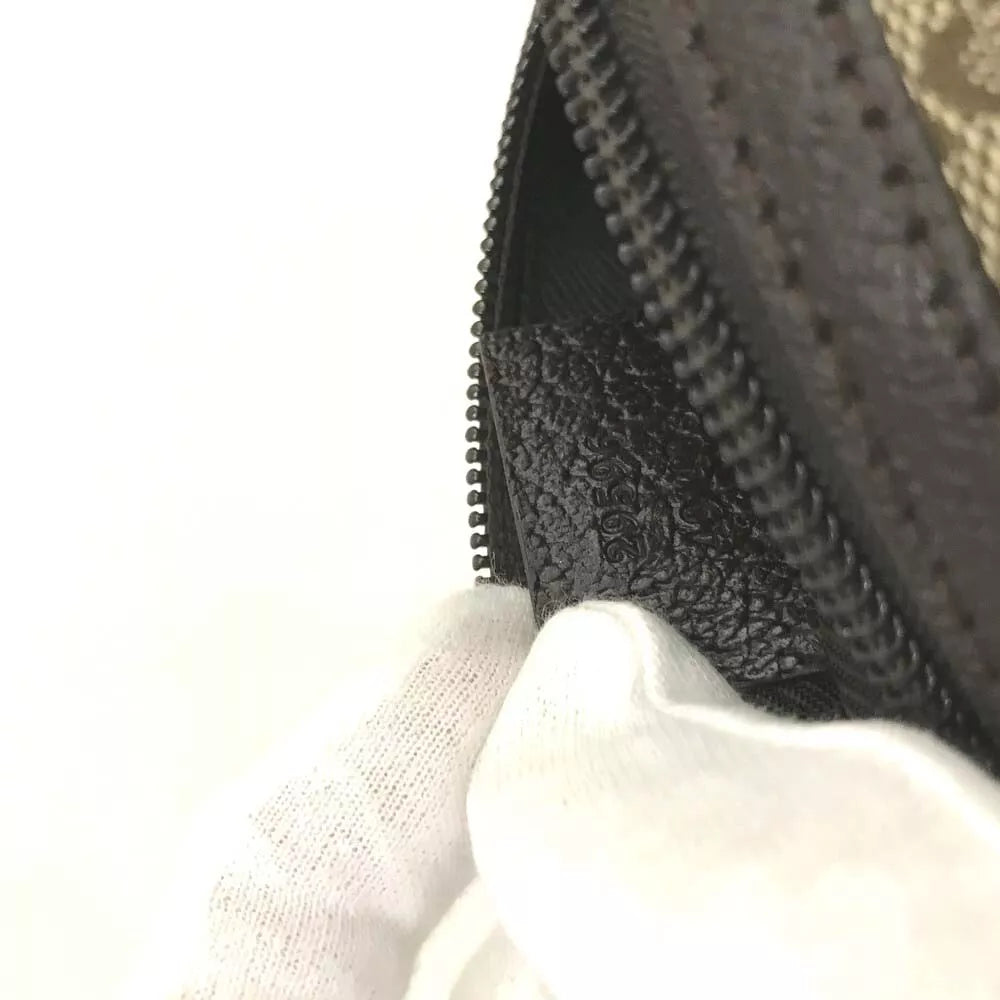 Gucci Monogram Small Balthus Cosmetic Case Beige Ebony Cocoa