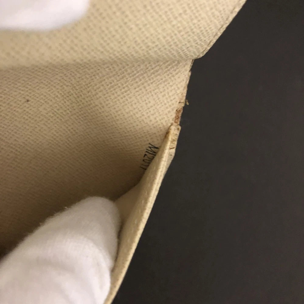 $545 Louis Vuitton Damier Azur Porte Monnaie Billets Viennois Wallet MI2017