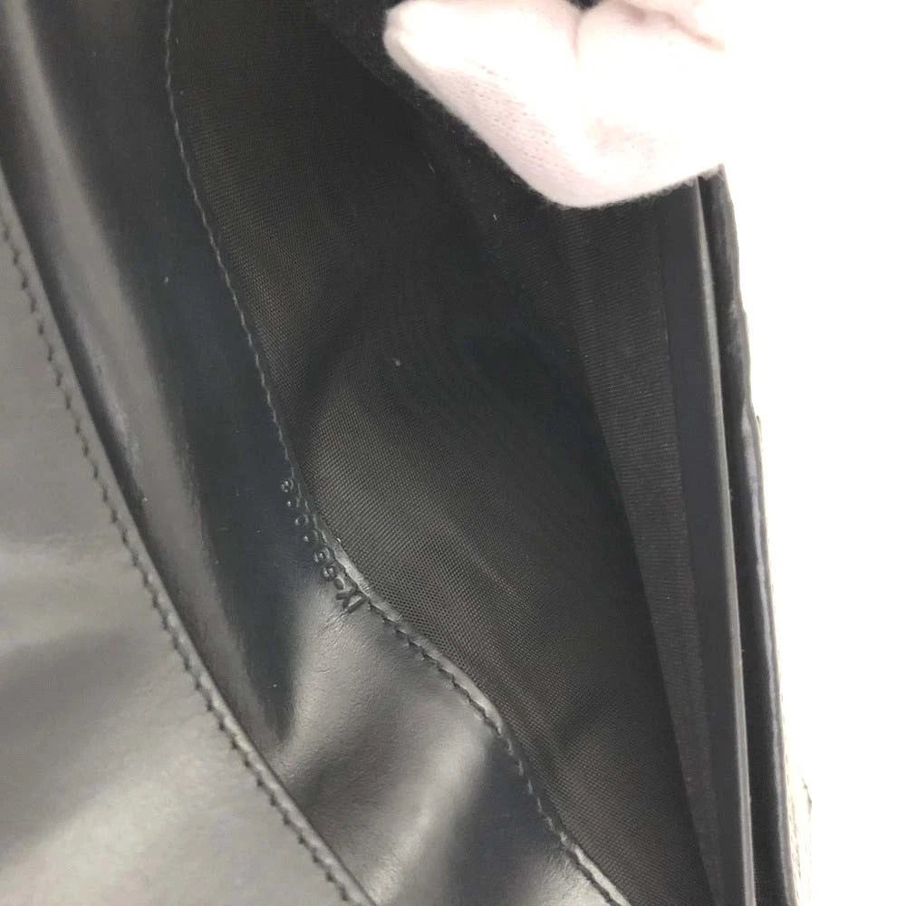 Salvatore Ferragamo Vara Leather Long Bifold Wallet Black