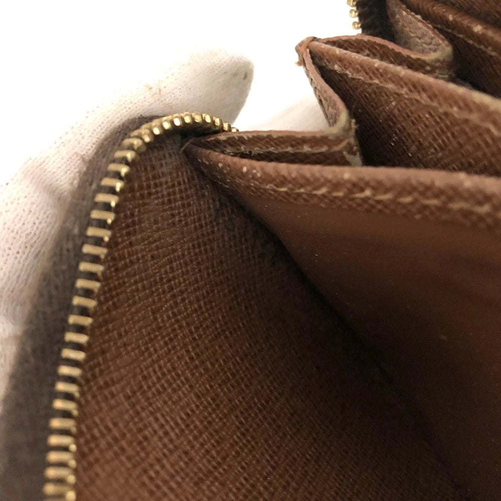 $550 2012 Louis Vuitton Monogram Zippy Coin Purse Wallet TS1152