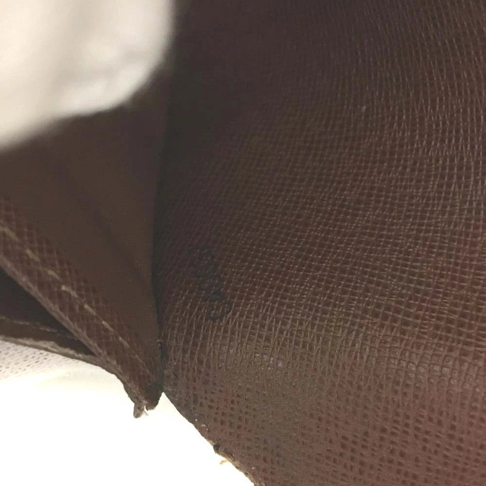 Louis Vuitton Monogram Portefeiulle Sarah Long Bifold Wallet Brown CA0037