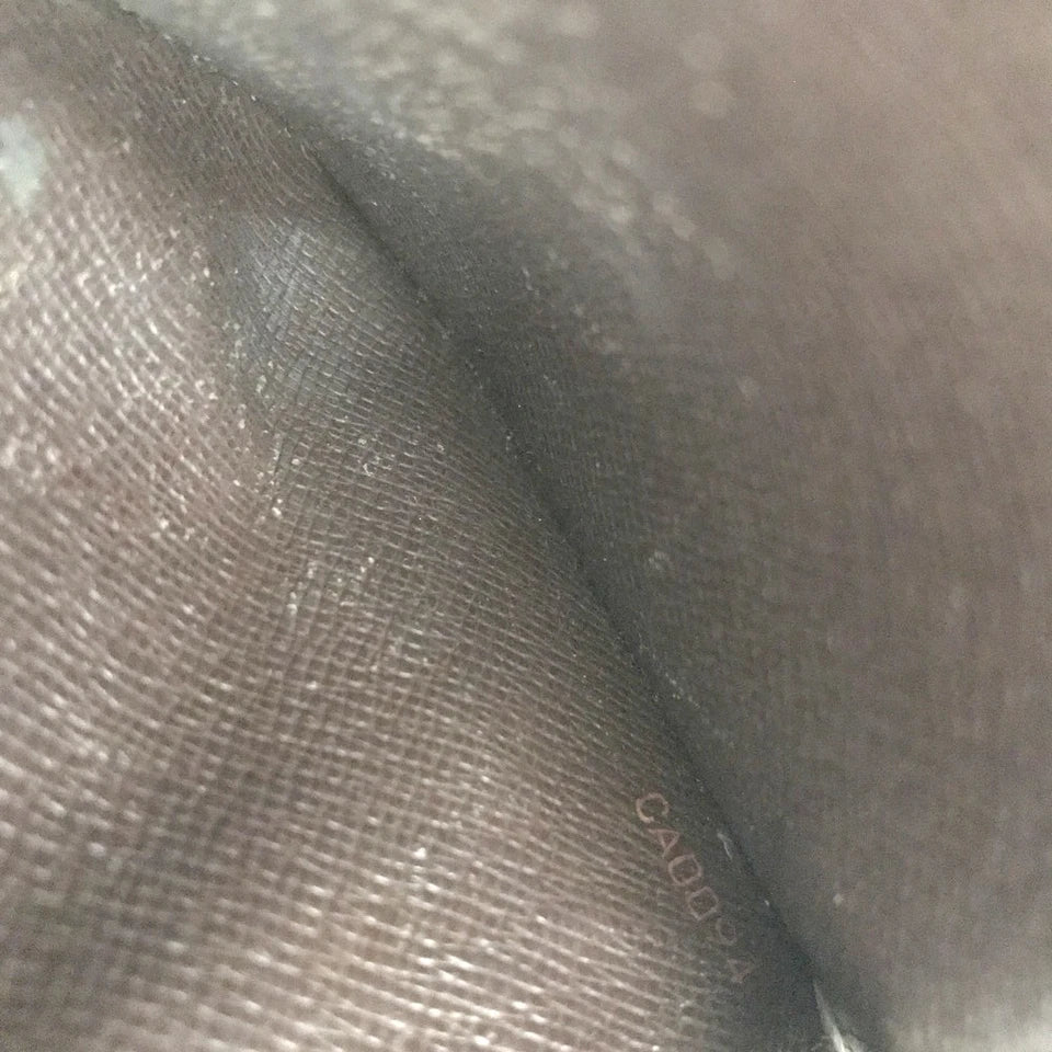 Louis Vuitton Damier Porte Feuille Sarah Long Bifold Wallet Brown CA0094