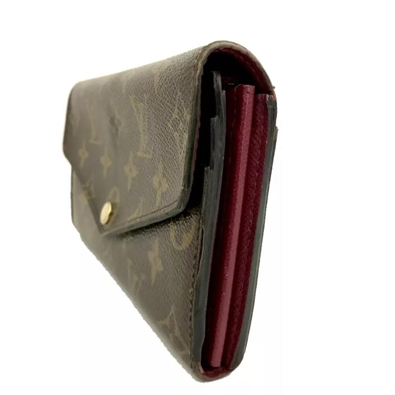 Louis Vuitton Monogram Sarah Wallet NM Fuchsia SN1149