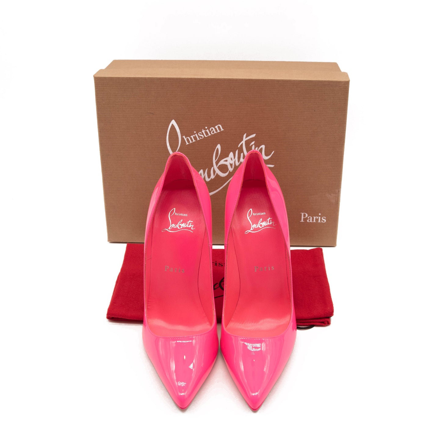 Christian Louboutin Pink POUPIDOU So Kate Pointed Toe Pump 37.5
