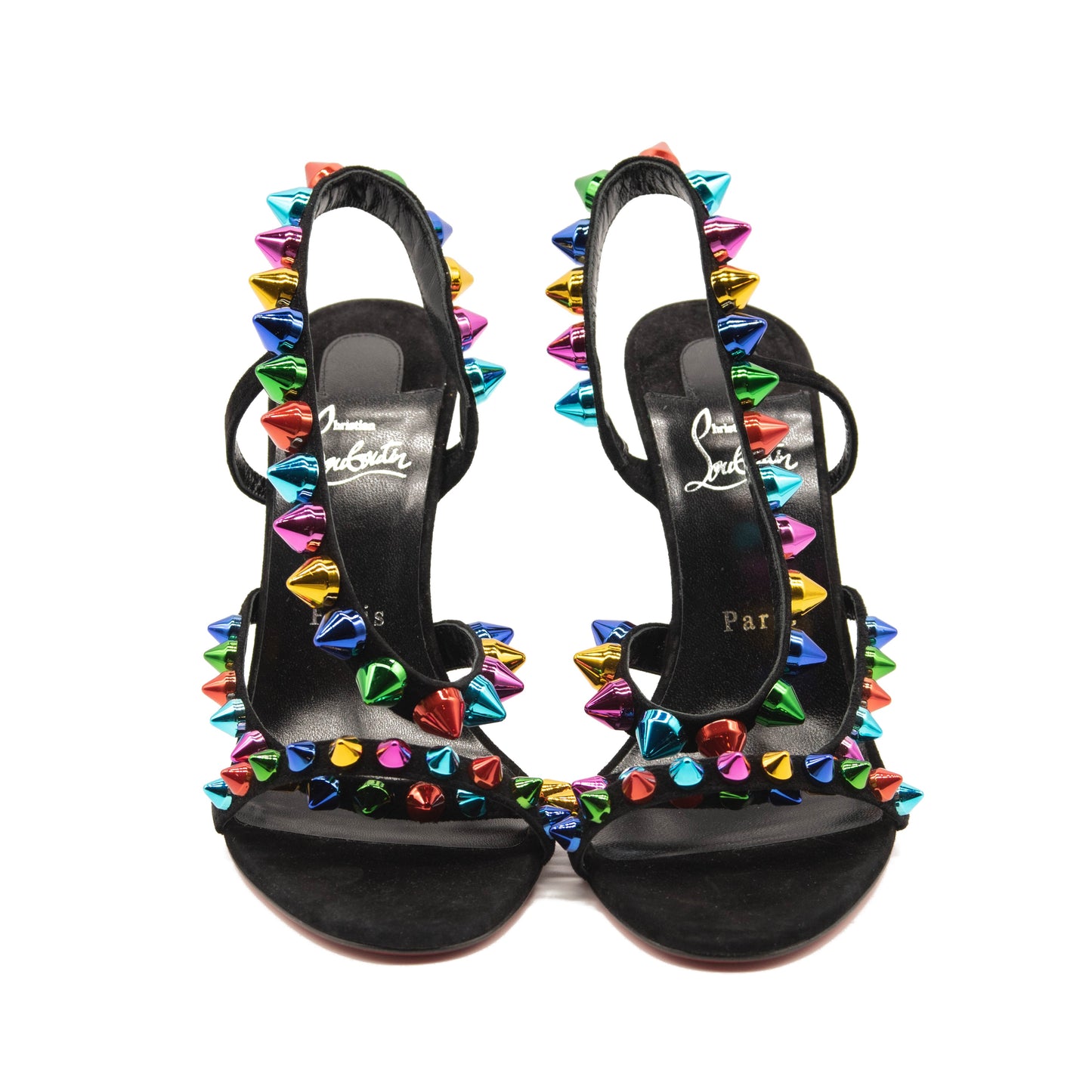 Christian Louboutin Spikita Strap Slingback Sandal (Women) EU 39.5