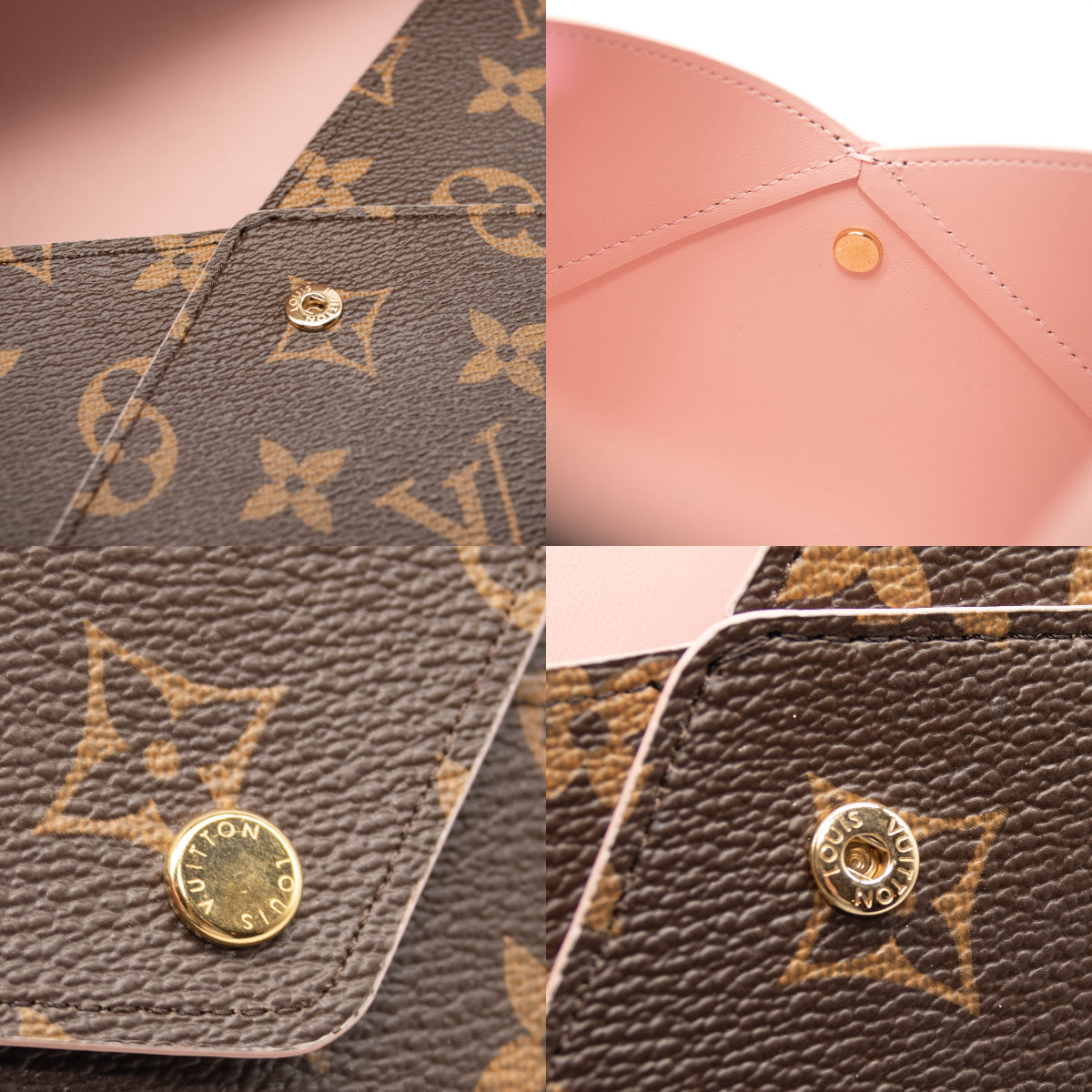 Louis Vuitton Monogram Large Kirigami Pochette Insert Rose Ballerine