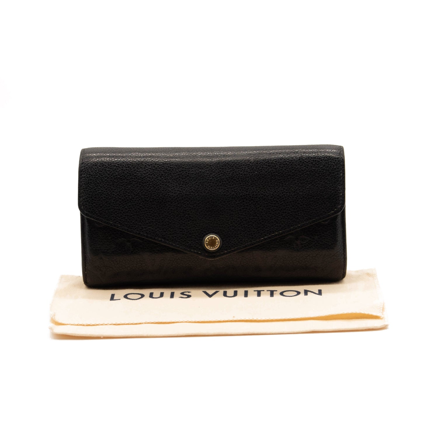Louis Vuitton Empreinte Sarah Wallet NM Black