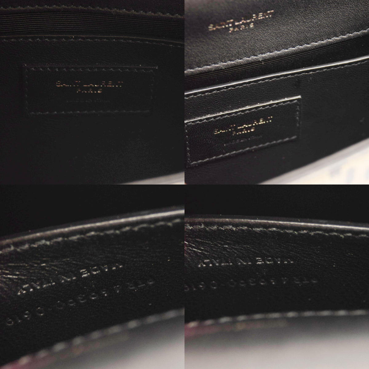 NEW Saint Laurent Monogram Small Kate Glitter Leopard Small Classic Woc