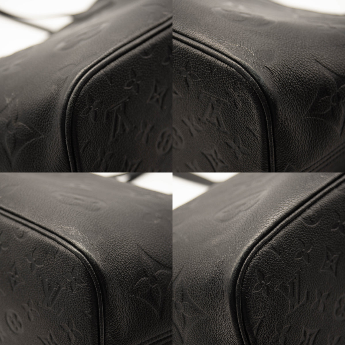 Louis Vuitton Empreinte Monogram Giant Neverfull MM Black Tote
