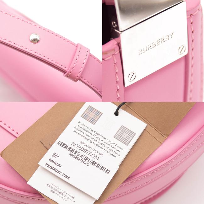 NEW Burberry Small Olympia Primrose Pink Leather Shoulder Bag