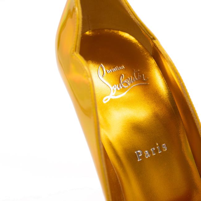 NEW Christian Louboutin Yellow Hot Chick Pointed Toe Eu 38.5 Pumps