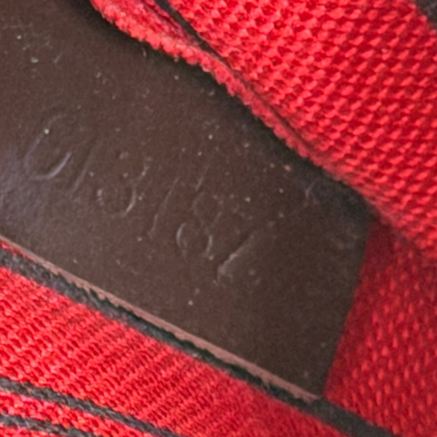 $600 2017 Louis Vuitton Damier Ebene Neverfull MM Pochette Cherry Red Interior GI3187