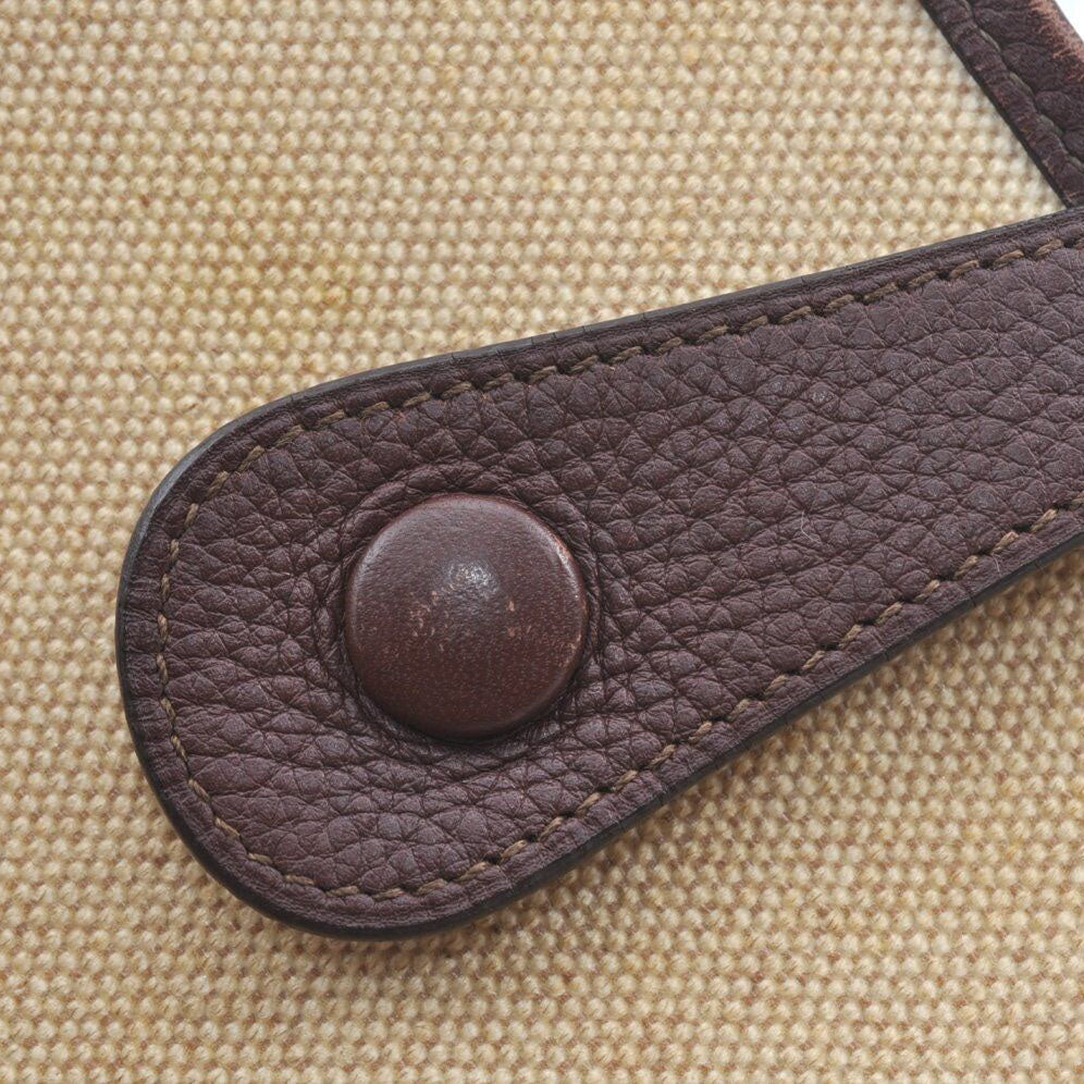 HERMES Taurillon Clemence Amazone Evelyne TPM in Dark Brown